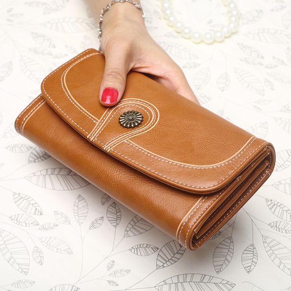 luxury long zipper female wallets purses for oil wax leather phone pocekt clutch lady wallet woman purse card holder, Red;black
luxury long zipper female wallets purses for oil wax leather phone pocekt clutch lady wallet woman purse card holder, Red;black