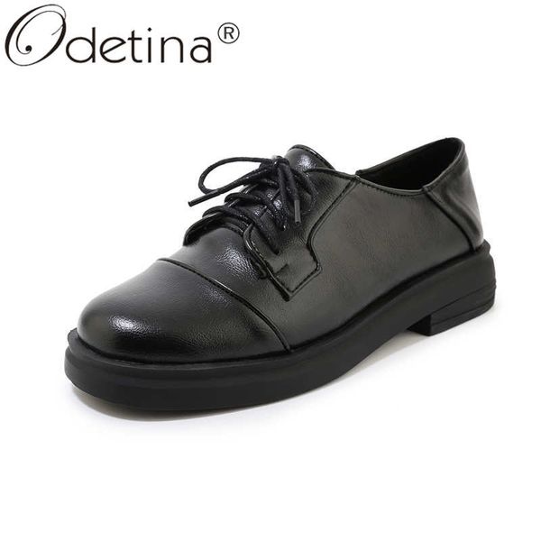 odetina women fashion block chunky heel cross-tied oxfords shoes ladies retro round toe non-slip lace up sewing new derby shoes, Black
odetina women fashion block chunky heel cross-tied oxfords shoes ladies retro round toe non-slip lace up sewing new derby shoes, Black