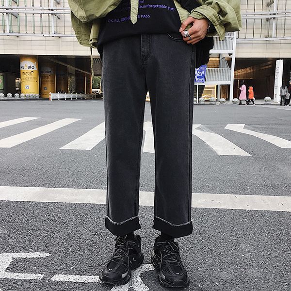 2019 men's vintage letter printing straight-leg darkgray pants baggy classic cargo pocket jeans black cowboy trousers -3xl, Blue
2019 men's vintage letter printing straight-leg darkgray pants baggy classic cargo pocket jeans black cowboy trousers -3xl, Blue