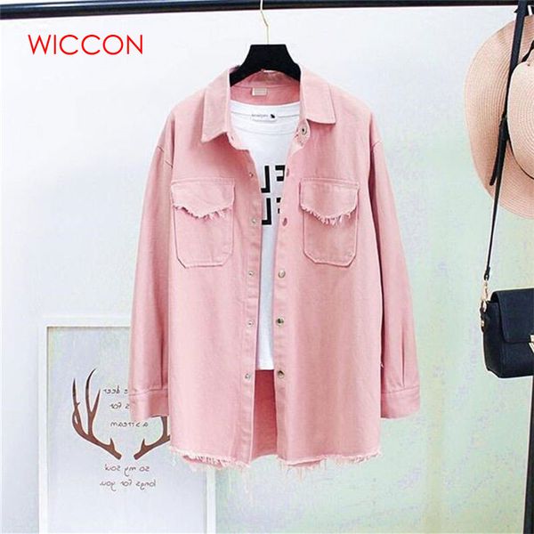 women's blouses & shirts autumn spring denim women korea fashion loose nine quater sleeve jeans blouse female ladies blusa, White
women's blouses & shirts autumn spring denim women korea fashion loose nine quater sleeve jeans blouse female ladies blusa, White