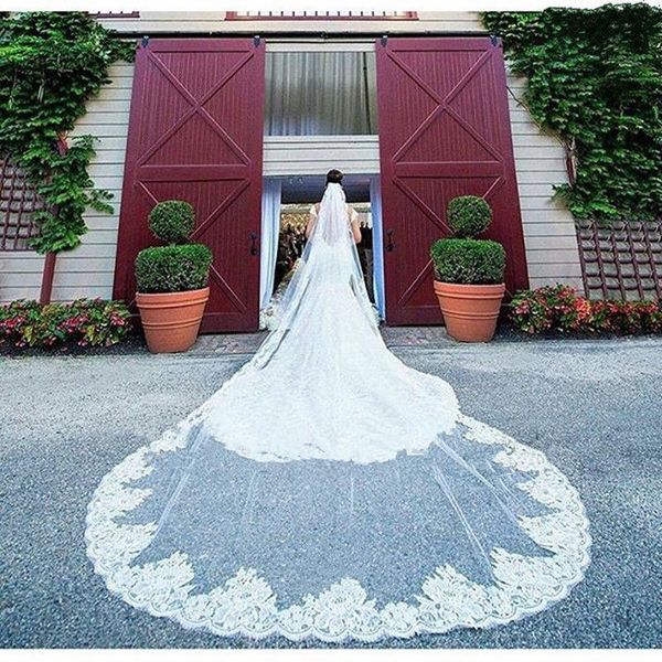 seductive cool cathedral length one-tier white ivory lace applique edge wedding veils meidingqianna brand bridal veils, Black
seductive cool cathedral length one-tier white ivory lace applique edge wedding veils meidingqianna brand bridal veils, Black