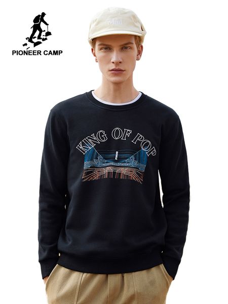 pioneer camp thick sweatshirt men winter warm fleece o-neck streatwear print 100% cotton hoodies for male awy901557a, Black
pioneer camp thick sweatshirt men winter warm fleece o-neck streatwear print 100% cotton hoodies for male awy901557a, Black