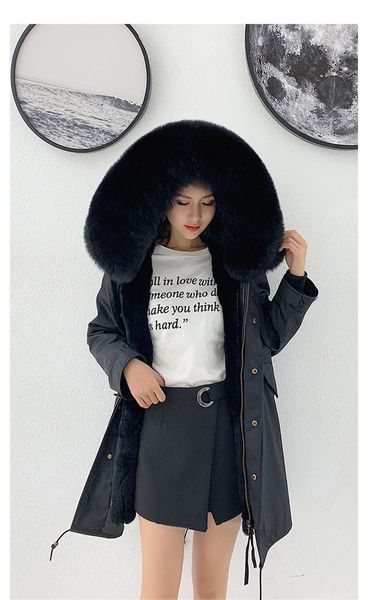 womens designer coat winter fashion reversible faux fur hooded long coats thickened fleece warm womens outwear, Black
womens designer coat winter fashion reversible faux fur hooded long coats thickened fleece warm womens outwear, Black