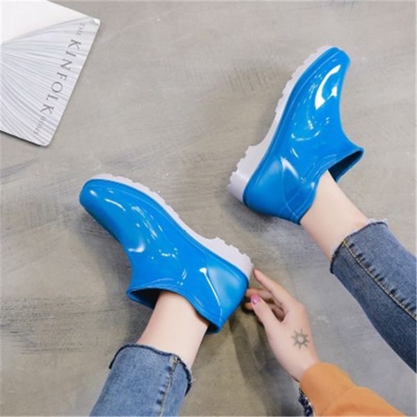 fashion pvc waterproof shoes woman rubber ankle boots removable plush cover rain boots kitchen work shoes car wash, Black
fashion pvc waterproof shoes woman rubber ankle boots removable plush cover rain boots kitchen work shoes car wash, Black