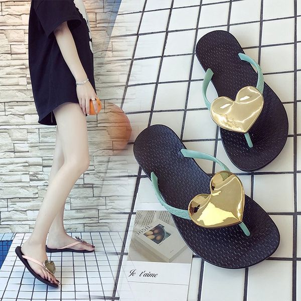 2019 summer flip-flops new summer wear love flat sandals and slippers beach shoes ladies flip-flops slippers women women shoes, Black
2019 summer flip-flops new summer wear love flat sandals and slippers beach shoes ladies flip-flops slippers women women shoes, Black