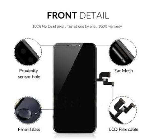 grade a+++ oled tft lcd display for iphone x 3d touch screen digitizer full assembly black lcd replacement no dead point
grade a+++ oled tft lcd display for iphone x 3d touch screen digitizer full assembly black lcd replacement no dead point