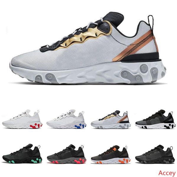 2019 react element 55 running shoes for men women triple black white university red metallic gold fashion mens trainers sports sneakers
2019 react element 55 running shoes for men women triple black white university red metallic gold fashion mens trainers sports sneakers