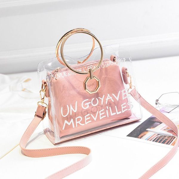 transparent summer women girls fashion small handbag metal handle shoulder bag beach purse crossbody tote
transparent summer women girls fashion small handbag metal handle shoulder bag beach purse crossbody tote