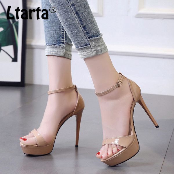 ltarta 2020 toe sandals high heel nightclub sandals open toe heels shoes woman stripper shoes -1513-9, Black
ltarta 2020 toe sandals high heel nightclub sandals open toe heels shoes woman stripper shoes -1513-9, Black