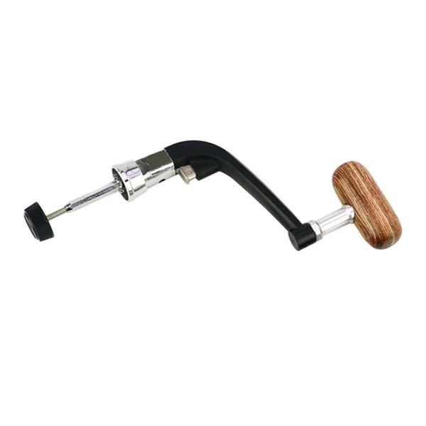 metal spinning fishing reel handle rocker arm wooden crank handle 
metal spinning fishing reel handle rocker arm wooden crank handle