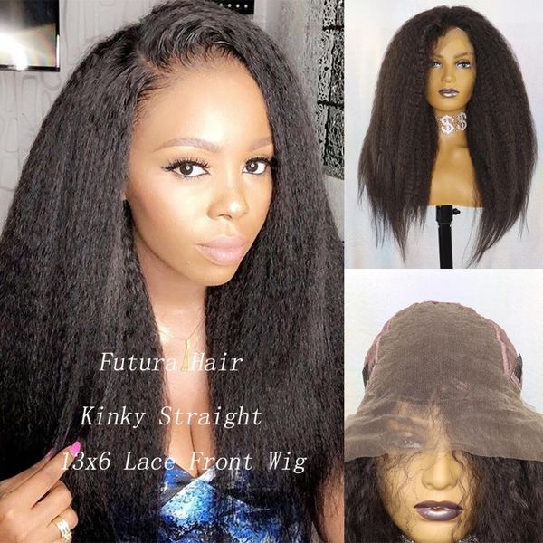 ivyna kinky straight synthetic lace front wigs 13x6 futra heat resistant hair italian yaki lace front wigs with baby hair 200%, Black
ivyna kinky straight synthetic lace front wigs 13x6 futra heat resistant hair italian yaki lace front wigs with baby hair 200%, Black