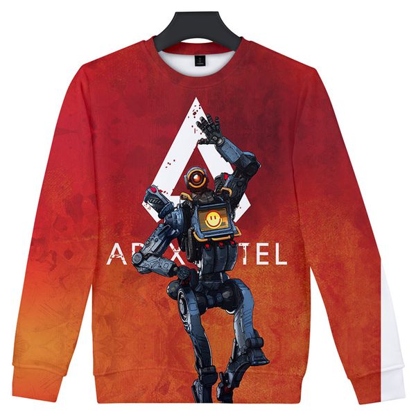 2019 new apex legends long-sleeved round neck pullover men's sweatshirt men women long-sleeved casual round neck sweatshirt, Black
2019 new apex legends long-sleeved round neck pullover men's sweatshirt men women long-sleeved casual round neck sweatshirt, Black