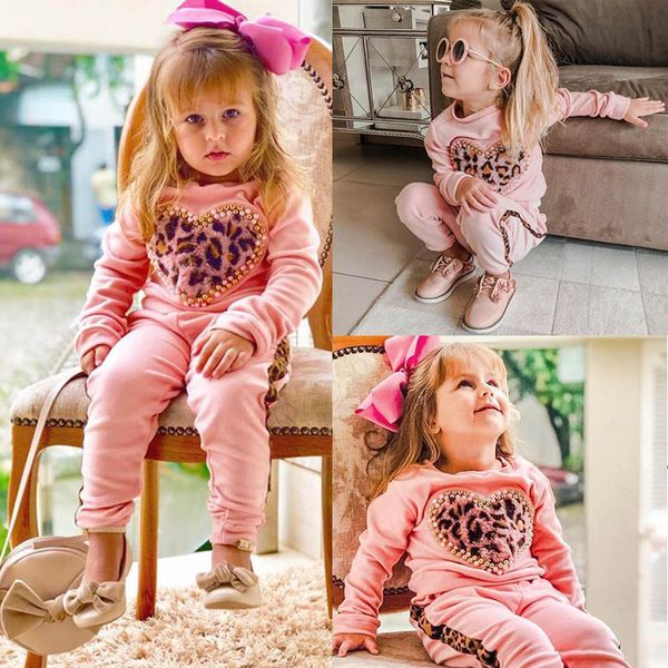 ins autumn winter love leopard kids tracksuit fashion girls tracksuit casual girls suits kids designer clothes girls hoodie+ trousers a9517, White
ins autumn winter love leopard kids tracksuit fashion girls tracksuit casual girls suits kids designer clothes girls hoodie+ trousers a9517, White