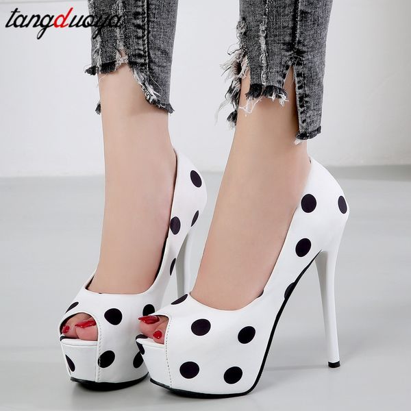 wedding shoes woman sandals high heel peep toe platform high heels pumps women shoes ankle strap 2020 summer sandals shoes dots, Black
wedding shoes woman sandals high heel peep toe platform high heels pumps women shoes ankle strap 2020 summer sandals shoes dots, Black