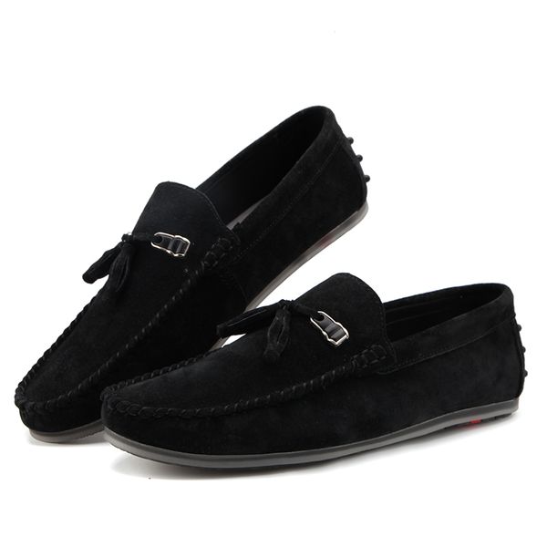 mocassins hommes chaussures fashion casual shoes slipony loafers man footwear male suede leather boat shoes men's soft drivings, Black
mocassins hommes chaussures fashion casual shoes slipony loafers man footwear male suede leather boat shoes men's soft drivings, Black