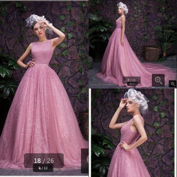 vestido de festa selling beaded pearls pink lace prom dress scoop neck chapel train prom gowns sashes formal sleeveless prom gowns, Black
vestido de festa selling beaded pearls pink lace prom dress scoop neck chapel train prom gowns sashes formal sleeveless prom gowns, Black