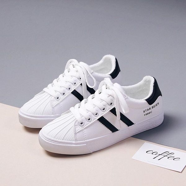 beier 2019 autumn new korean version of small white shoes female students flat joker leather canvas shoes and cotton casual shoes, Black
beier 2019 autumn new korean version of small white shoes female students flat joker leather canvas shoes and cotton casual shoes, Black