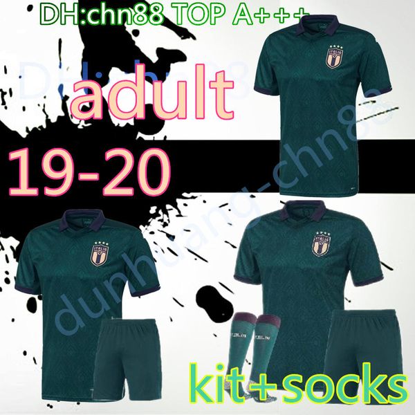 19 20 italy 3rd kit+socks men soccer jerseys 2019 2020 uropean cup national team italy bonucci immobile insigne third football jersey shirt, Black
19 20 italy 3rd kit+socks men soccer jerseys 2019 2020 uropean cup national team italy bonucci immobile insigne third football jersey shirt, Black