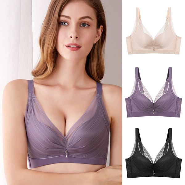 women leisure gathering lifting no steel ring push up bra deep v gathered adjustable side-reclosing slip bra, Red;black
women leisure gathering lifting no steel ring push up bra deep v gathered adjustable side-reclosing slip bra, Red;black