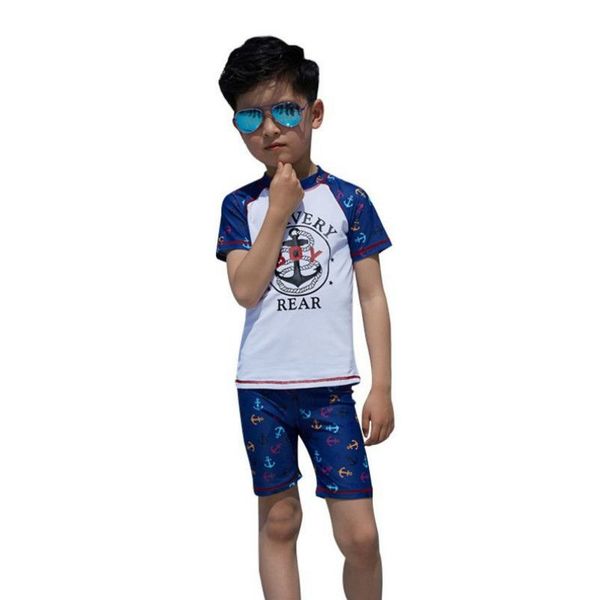 new 3-15 year boy short sleeve two pieces suit with cap swimwear children cool cartoon print swimsuit kid bathing suit, Blue
new 3-15 year boy short sleeve two pieces suit with cap swimwear children cool cartoon print swimsuit kid bathing suit, Blue