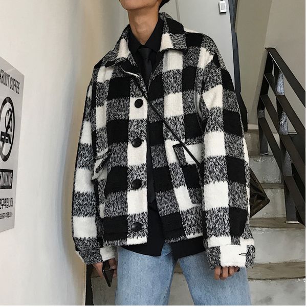 2018 autumn and winter new material plaid color matching casual lapel quilted padded single-breasted jacket jacket male m-2xl, Black;brown
2018 autumn and winter new material plaid color matching casual lapel quilted padded single-breasted jacket jacket male m-2xl, Black;brown