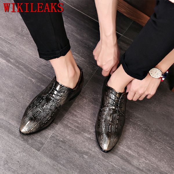 crocodile skin shoes mens genuine leather oxford shoes for men formal wedding dress elegant business zapatos hombre, Black
crocodile skin shoes mens genuine leather oxford shoes for men formal wedding dress elegant business zapatos hombre, Black