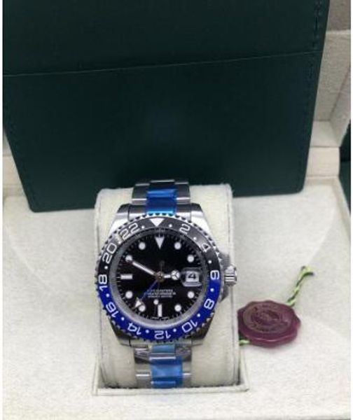 luxury asia 2813 movement 40mm gmt ceramic bezel 116710 116710blnr automatic mechanical mens men's watch watches, Slivery;brown
luxury asia 2813 movement 40mm gmt ceramic bezel 116710 116710blnr automatic mechanical mens men's watch watches, Slivery;brown