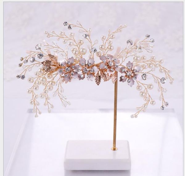 bride alloy pearl luxury hairpin european bride hairpin gold crystal flower hairpin girl, Slivery;golden
bride alloy pearl luxury hairpin european bride hairpin gold crystal flower hairpin girl, Slivery;golden