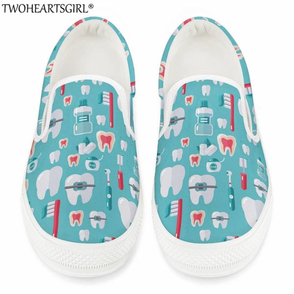 twoheartsgirl blue canvas shoes dental printing shoes flats slip on sneakers autumn women lightweight, Black
twoheartsgirl blue canvas shoes dental printing shoes flats slip on sneakers autumn women lightweight, Black