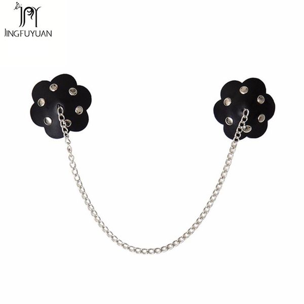 pu leather nipple covers chain women breast petals flower shape nipple cover chain stickers resuable cover, Black;white
pu leather nipple covers chain women breast petals flower shape nipple cover chain stickers resuable cover, Black;white