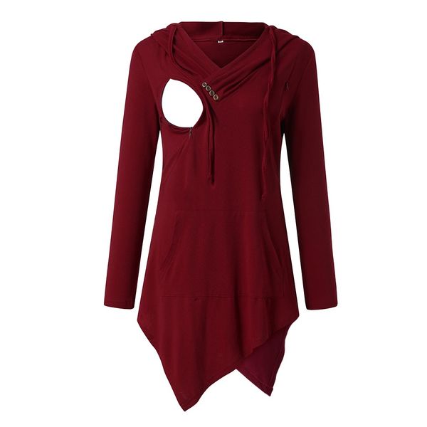 Women Maternity Sweatshirt Maternity Long Sleeve Irregular Hem Hoodie Nursing Sweatshirts For Breastfeeding Winter Clothes
Women Maternity Sweatshirt Maternity Long Sleeve Irregular Hem Hoodie Nursing Sweatshirts For Breastfeeding Winter Clothes