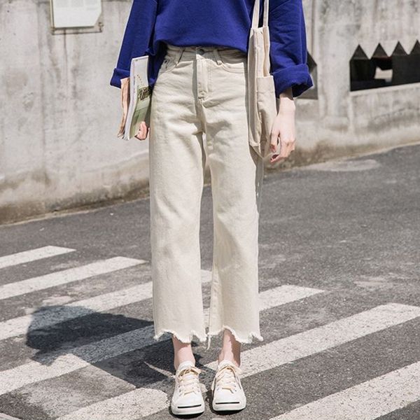 high waist ripped jeans women straight casual ankle-length denim pants new 2020 korean style streetwear boyfriend jeans p596, Blue
high waist ripped jeans women straight casual ankle-length denim pants new 2020 korean style streetwear boyfriend jeans p596, Blue