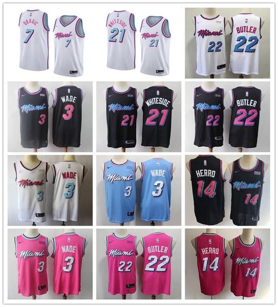 city mens 22 jimmy butler 14 tyler herro edition miami heat dwyane 3 wade 21# hassan whiteside dragic nba basketball jerseys, Black
city mens 22 jimmy butler 14 tyler herro edition miami heat dwyane 3 wade 21# hassan whiteside dragic nba basketball jerseys, Black