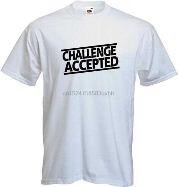 challenge accepted - how i met your mother himym - barney stinson new t-shirt new t shirts funny tee funny, White;black
challenge accepted - how i met your mother himym - barney stinson new t-shirt new t shirts funny tee funny, White;black
