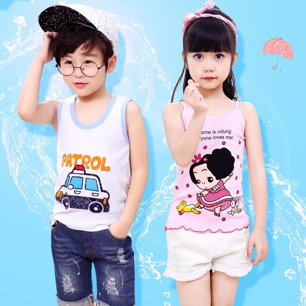 2020 boys and girls cotton i-shaped vest baby home clothes sling jacket small sling children's pajamas home clothes, Blue
2020 boys and girls cotton i-shaped vest baby home clothes sling jacket small sling children's pajamas home clothes, Blue