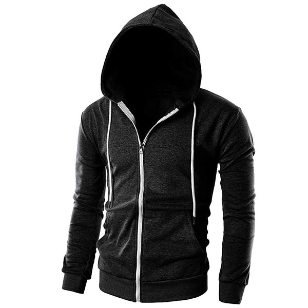 mens sweatshirt mens casual slim fit long sleeve zipper hoodie with pocket outwear coats autumn hooded blouse fashion, Black
mens sweatshirt mens casual slim fit long sleeve zipper hoodie with pocket outwear coats autumn hooded blouse fashion, Black