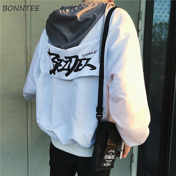 windbreak jackets men spring autumn hooded joggers harajuku patchwork outwear mens pilot coat bomber jackets oversized with cap, Black;brown
windbreak jackets men spring autumn hooded joggers harajuku patchwork outwear mens pilot coat bomber jackets oversized with cap, Black;brown