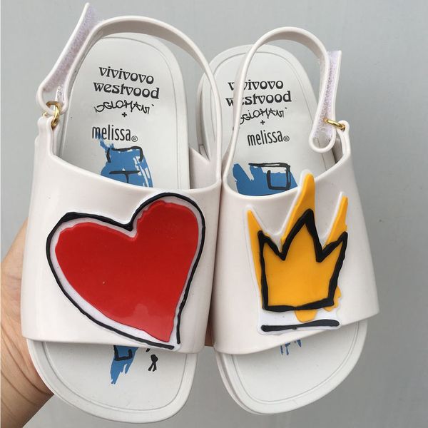 melissa crown and red heart mini sandals summer rain shoes jelly shoe baby girl non-slip kids sandal toddler, Black;red
melissa crown and red heart mini sandals summer rain shoes jelly shoe baby girl non-slip kids sandal toddler, Black;red