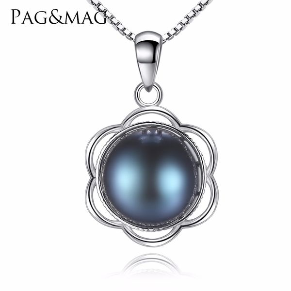 pag&mag black color pearl pendant 925 sterling silver box chain women necklace popular jewelry for party banquet
pag&mag black color pearl pendant 925 sterling silver box chain women necklace popular jewelry for party banquet