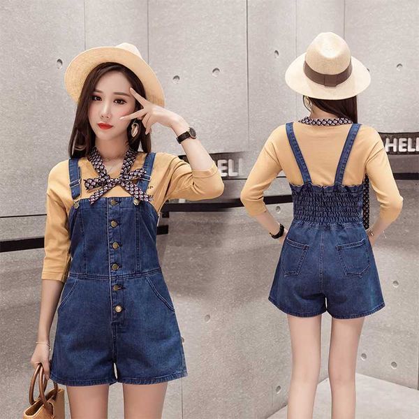 high - waisted students are and cute high fashion jumpsuit overalls pants, Blue 
high - waisted students are and cute high fashion jumpsuit overalls pants, Blue