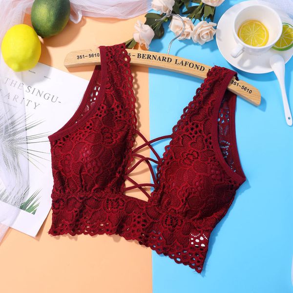bras women seamless padded stretch brassiere wireless bra wide strap lace bralette, Red;black
bras women seamless padded stretch brassiere wireless bra wide strap lace bralette, Red;black