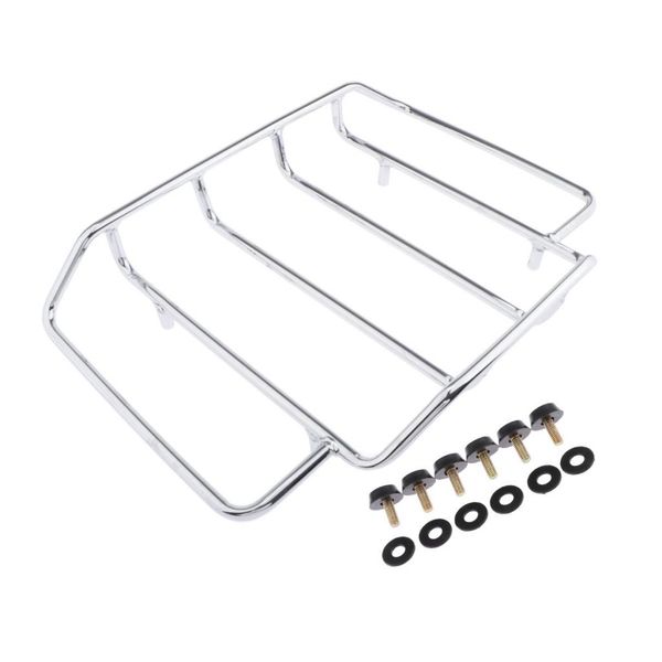 motorcycle rear rack (52*37*13cm)- luggage shelf for 1984-2017 harley touring -king, chopped and ra zor pak tour-pak carrier lids
motorcycle rear rack (52*37*13cm)- luggage shelf for 1984-2017 harley touring -king, chopped and ra zor pak tour-pak carrier lids