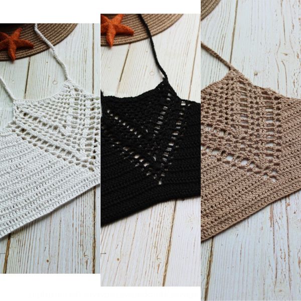 2019 hand hook knitted neck bikini swimsuit wrapped chest bikini lady swimsuit, Black
2019 hand hook knitted neck bikini swimsuit wrapped chest bikini lady swimsuit, Black