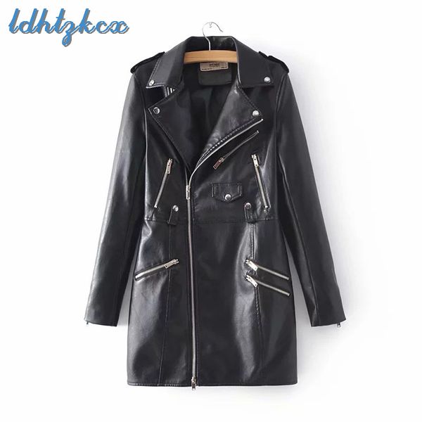 leather jacket women black pink plus size long pu ployester coat 2018 autumn winter korean new loose slim coats feminino cx518
leather jacket women black pink plus size long pu ployester coat 2018 autumn winter korean new loose slim coats feminino cx518