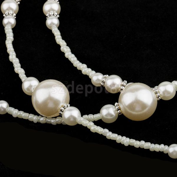 eyeglass holder necklace sunglass eye glass neck strap chain lanyard with pearl, Silver
eyeglass holder necklace sunglass eye glass neck strap chain lanyard with pearl, Silver
