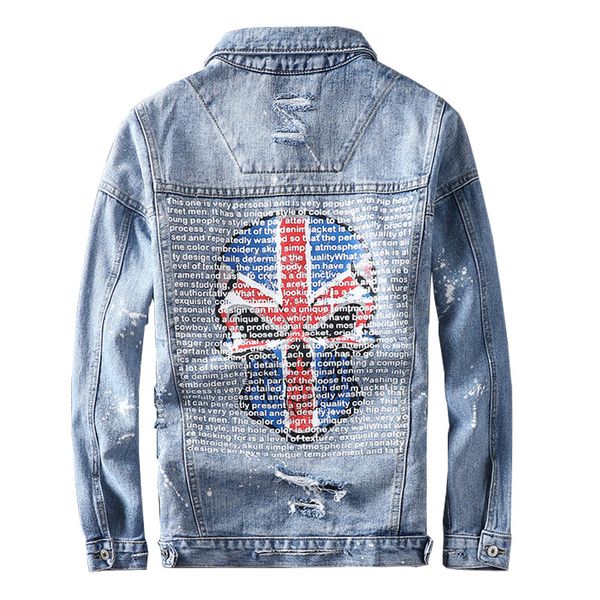 moruancle men hi street ripped denim trucker jackets fashion streetwear painted distressed jean jacket outerwear skull printed, Black;brown
moruancle men hi street ripped denim trucker jackets fashion streetwear painted distressed jean jacket outerwear skull printed, Black;brown