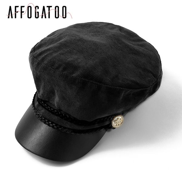 affogatoo casual fashion corduroy women autumn beret hat streetwear rope female flat hats elegant black winter retro visor caps, Blue;gray
affogatoo casual fashion corduroy women autumn beret hat streetwear rope female flat hats elegant black winter retro visor caps, Blue;gray