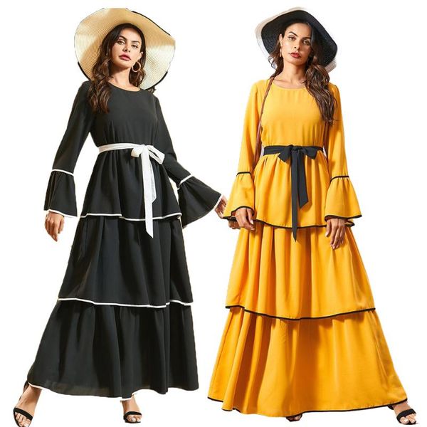 ethnic clothing ramadan muslim women layered dress abaya flare sleeve maxi turkish kaftan arab robe cocktail party gown islam plus size, Red
ethnic clothing ramadan muslim women layered dress abaya flare sleeve maxi turkish kaftan arab robe cocktail party gown islam plus size, Red