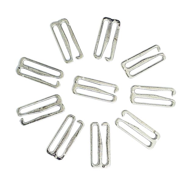 set of 10 metal hardware hoops lingerie adjustment bikini s replacement hooks clasp figure 9 for bra strap apparel holder findings (25mm, Black
set of 10 metal hardware hoops lingerie adjustment bikini s replacement hooks clasp figure 9 for bra strap apparel holder findings (25mm, Black