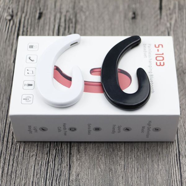 s103 bluetooth headphone headset bt4.2+edr wireless earphones ear hook with mic stereo voice in retail box
s103 bluetooth headphone headset bt4.2+edr wireless earphones ear hook with mic stereo voice in retail box